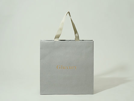 Grey Paper Bag For Shopping