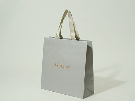 Grey Paper Bag For Shopping