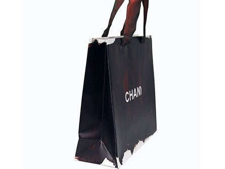 Black Jewellery Paper Bag With Handle