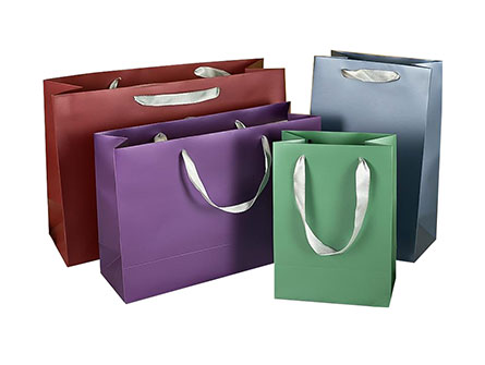 Packaging Bag With Ribbon Handles