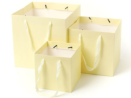 Flowers Packaging With Ribbon Handle