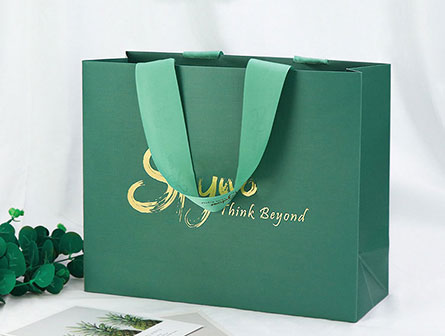 Packaging Bag With Ribbon Handle