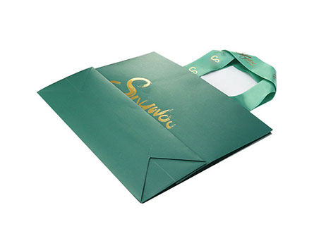 Packaging Bag With Ribbon Handle