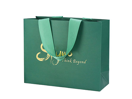 Packaging Bag With Ribbon Handle