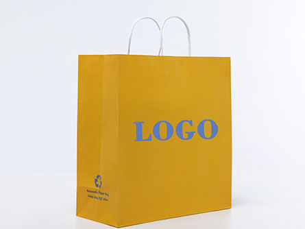 Kraft Paper Bag With Twisted