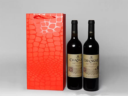 2 Bottle Wine Paper Bag