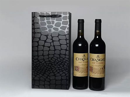 2 Bottle Wine Paper Bag