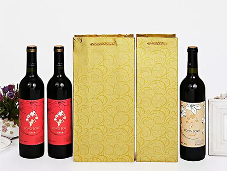 Custom Printed Bottle Paper Wine Bags