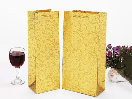 Custom Printed Bottle Paper Wine Bags