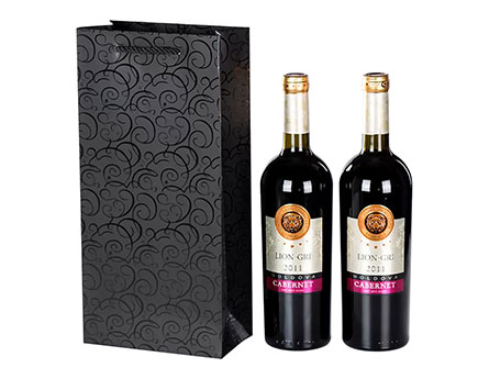 Custom Printed Bottle Paper Wine Bags