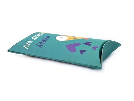 Foldable Packaging Kraft Paper Pillow Box