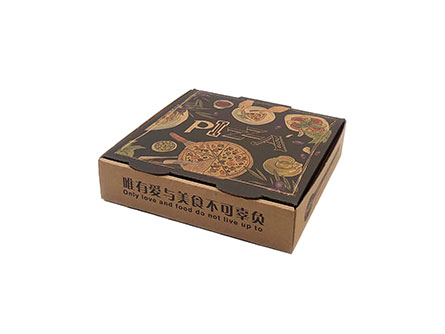 Corrugated Packing Boxes with pizza