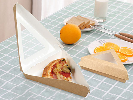 Pizza Slice Box With Window