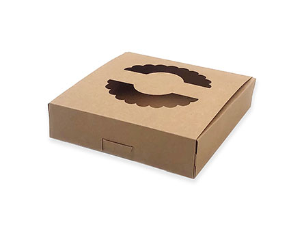 Kraft Paper Take Away Pizza Box