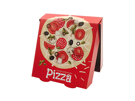 Customize Pizza Shipping Fast Food Box