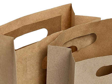 Lunch Bags With Die Cut Handles