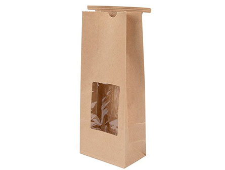 Brown Kraft Paper Bag With Window 