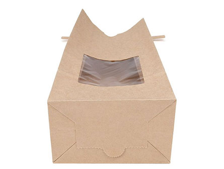 Brown Kraft Paper Bag With Window 