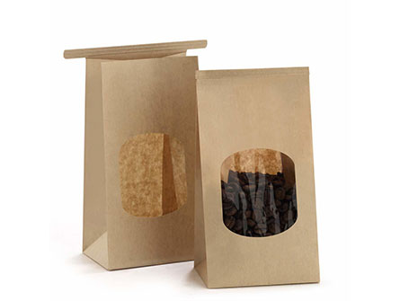 Kraft Paper Bag With Window