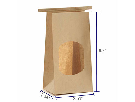 Kraft Paper Bag With Window