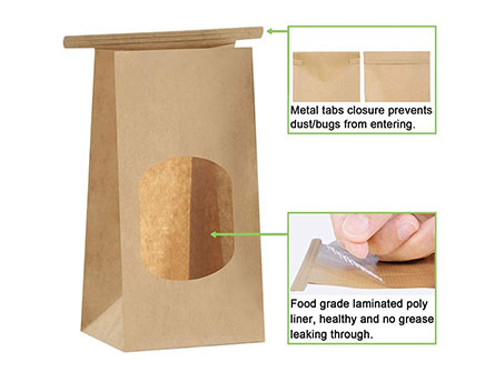 Kraft Paper Bag With Window