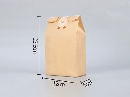 Bread Packaging Kraft Paper Bag