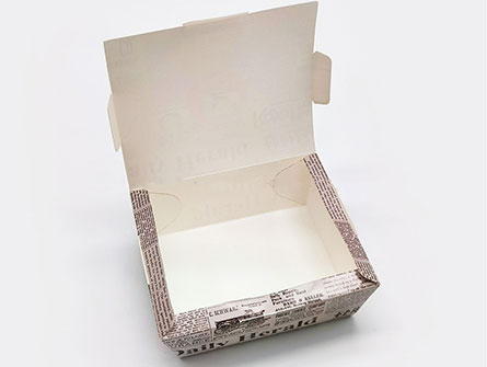 White Craft Paper Meal Box Lunch