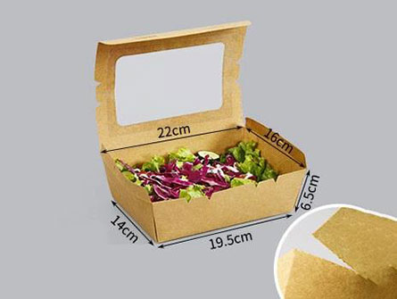 Kraft Paper Salad Box